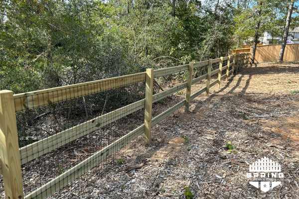 Ranch wood fence